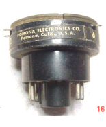 VINTAGE TVS-1 POMONA  TEST ADAPTER (DUO DECAL) SOCKET 12 Pin - $384.19 MXN