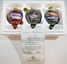 Bradford Editions Terry Redlin Christmas Ornament Heirloom Porcelain Col... - $34.64