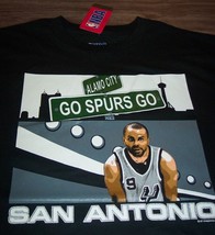 SAN ANTONIO SPURS NBA BASKETBALL TONY PARKER #9 ALAMO CITY T-Shirt 2XL X... - $365.99 MXN