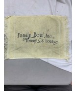 Vintage Bowling towel Family Bowl Inc Tommy Gs Lounge tournament - €17,35 EUR