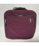 Travelon Rolling Under Seat Carry On Bag Purple Wheeled 15Wx 16H x 9D - $51.18 CAD