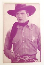 Vtg promotional exhibit arcade card Tom Tyler Dead Shot Western Cowboy Sheriff - £11.74 GBP