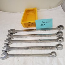 Lot of 5 Assorted Snap-On Combination Wrenches LOT 489 - £97.21 GBP