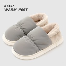 New Winter Boots Women Men Shoes Warm Fluffy Plush Ankle Snow Female Boots Fashi - £22.48 GBP