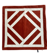 Rodeo Home Pillow Cover Rust Geometric Burnt Orange Metallic Gold 20x20&quot;... - $23.78 CAD