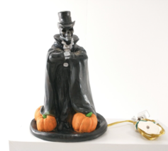 Vintage Paper Magic Group GRIM REAPER SKELETON Lighted Halloween Blow Mo... - £63.94 GBP