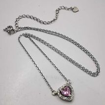 Vintage Elegant Pendant 925 Sterling Silver Handmade Zircon Pink Topaz 3... - $95.00