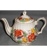 Sadler ROSE GARDEN PATTERN Four Cup Teapot ENGLAND - $40.74 CAD