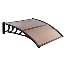 40&quot; X 40&quot; Window Canopy Awning Door Complete Polycarbonate Sheet Patio O... - £53.50 GBP