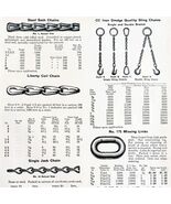 1922 N.T. Bushnell Chains Hooks Advertisement Catalogue Hardware DWA22 - $545.74 MXN