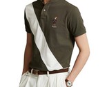 Polo Ralph Lauren Custom Slim-Fit Polo Bear Polo Shirt Dark Green Brown-... - £70.28 GBP