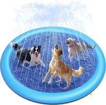Splash Pad for Dogs &amp; Kids - Anti-Slip Dog Pool for Large Dogs, 0.58 Mm ... - $37.86