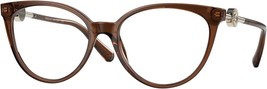 Versace Eyeglasses VE3298B 5324 53mm Transparent Brown / Demo Lens - $1,867.26 MXN