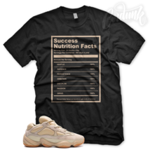 New &quot;SUCCESS FACTS&quot; T Shirt for Adidas YZ Boost 500 Stone Butter Blush Sesame - £20.16 GBP+