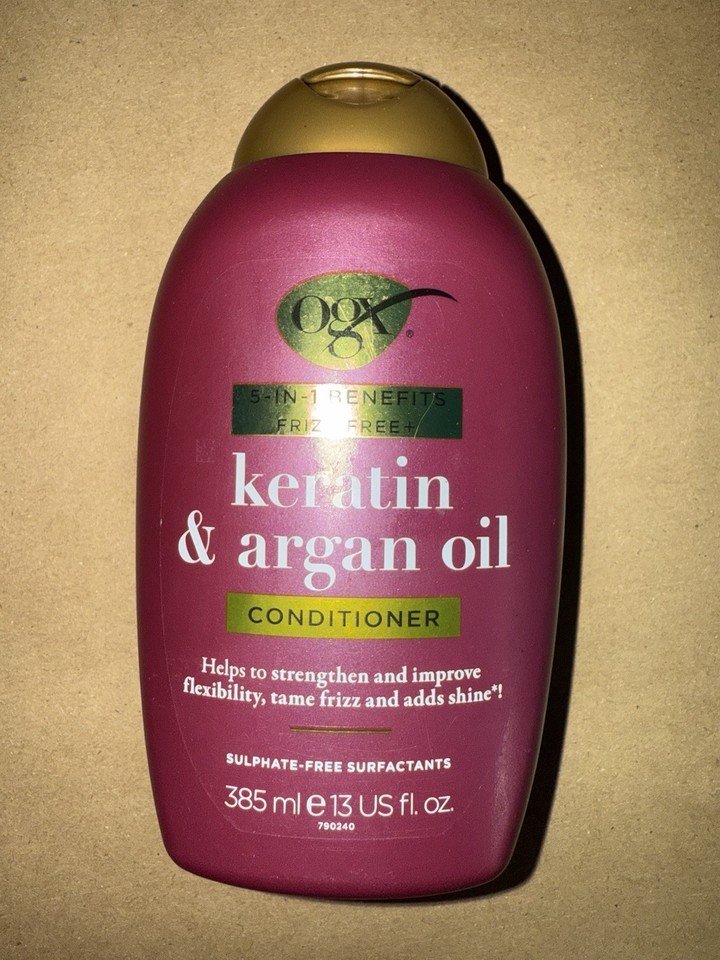 OGX Anti Frizz Keratin Smoothing Oil 5 in 1 Sulfate Free Hair Conditione... - $1.96