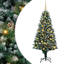  Artificial Christmas Tree with LED Strip Lights Other Green 70.9" PVC - $141.49