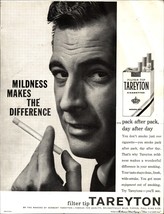 1958 Tareyton Filter Tip Cigarettes man smoking  mikdness vintage ad E4 - £20.02 GBP