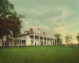 George Washington&#39;s Mount Vernon estate photochrom Virginia Photo Print - £6.98 GBP+