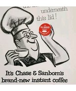 1956 Chase And Sanborn Instant Coffee Advertisement Vintage Beverage DWPP24 - $372.98 MXN