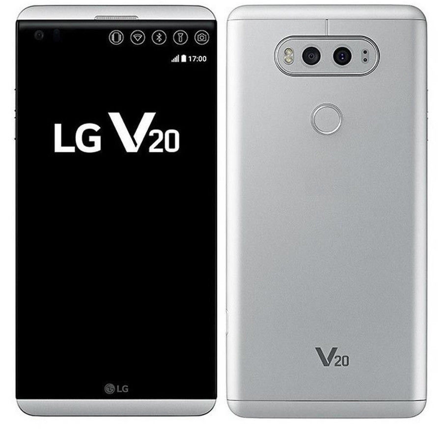 LG v20 vs995 silver 4gb 64gb quad core 5.7" screen Android LTE 4g smartphone