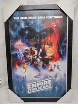 Framed Star Wars The Empire Strikes Back Poster 18&quot; X 12&quot; - £54.50 GBP