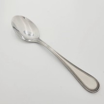 Towle BEADED Satin 18/8 Stainless Steel Teaspoon 6 1/8&quot; Discontinued - £11.22 GBP
