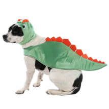 NEW Dinosaur Costume Pet Size Medium Dog (20-50 lbs) Halloween Vibrant Life 2 pc - £11.72 GBP