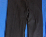 VINTAGE USN US NAVY NAVAL ACADEMY BLACK MENS UNIFORM DRESS PANTS 33X30.5 - $29.80