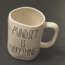 $15 Rae Dunn Artisan Magenta White Mindset Everything Stoneware Coffee Mug New - £12.48 GBP