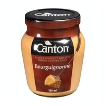 4 jars of Canton Fondue &amp; Dipping Sauce Bourguignonne 180ml Each - Free ... - £29.81 GBP