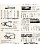 1922 N.T. Bushnell Hoses &amp; Punches Tools Advertisement Catalogue Hardwar... - €21,30 EUR