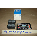 NOS GM LEFT FRONT POWER WINDOW SWITCH (4 BUTTON) #20584971 - £58.25 GBP