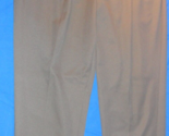 SAVANE COMFORT PLUS COOL DRY BROWN CUFFED MEN&#39;S FORMAL WORK DRESS PANTS ... - $21.87
