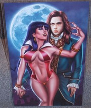 Vampirella &amp; Louis Glossy Art Print 11 x 17 In Hard Plastic Sleeve - $24.99