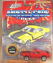 1994 Johnny Lightning USA Muscle Cars Series 7 1970 BOSS 302 Red w/Cragar Mag Sp - £9.86 GBP