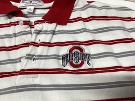 Ohio State Buckeyes Polo Shirt Boca Classic NCAA Football Size XL Embroidery - £15.42 GBP