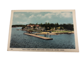 1950 Honey Harbour 30000 Islands Georgian Bay Ontario Canada Postcard - £12.99 GBP