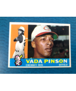 1960 TOPPS BASEBALL CARD VADA PINSON #176 (NM) - $56.00