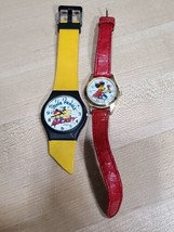 Lot Lorus Disney Perils Of Mickey Mouse Watch Quartz Parts Repair AS-IS ... - $18.47