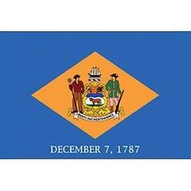 Flag State Delaware Poly 2ft X 3ft - £3.39 GBP