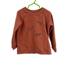 Kate Quinn x Little Liam Paper Airplane Sweatshirt Organic 4T - £16.67 GBP