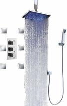 Cascada Luxury Bathroom Shower Set with Luxury 10&quot; Water Power LED Showe... - £498.55 GBP+