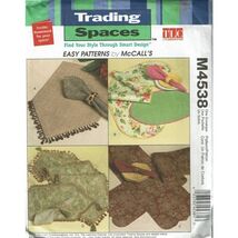 McCalls Sewing Pattern 4538 Table Runner Napkins Placemats - $6.78