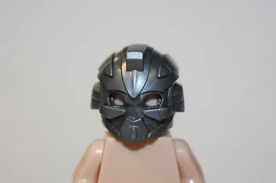 Robot Helmet Silver Sci-Fi Military DIY Custom Toys Item image 2