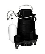 Sump Pump, Cast Iron, 2-Pole Float Switch, 1/2-HP Master Plumber - $5,117.92 MXN
