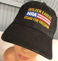NRA Golden Eagles Stand For Freedom Hunting Adjustable Baseball Cap Hat - £11.65 GBP