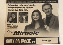 It’s A Miracle Tv Guide Print Ad Richard Thomas Nia Peebles Tpa16 - £4.72 GBP