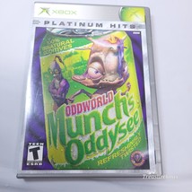 Oddworld: Munch&#39;s Oddysee (Microsoft Xbox) Platinum Hits Game Working Complete - £6.22 GBP
