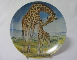 Knowles A Gift For Mother Giraffe &amp; Baby Collector Plate Mib Coa #18206E - £4.73 GBP