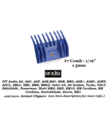 ANDIS UNIVERSAL ATTACHMENT GUIDE 1/16" 1.5mm #7 COMB*Fit AGC,SMC,AG,Puls... - $5.99